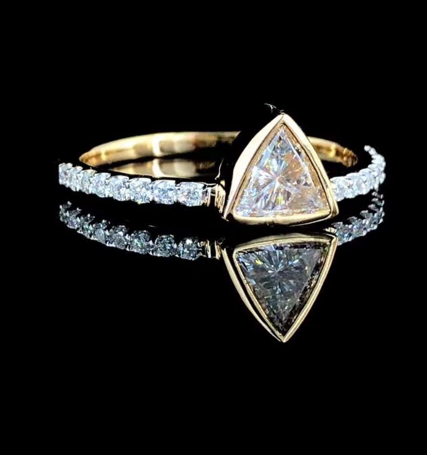 Elegant Multi-Shape Diamond Ring