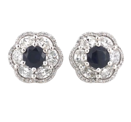 Diamond Ring With Dual Colour Stone