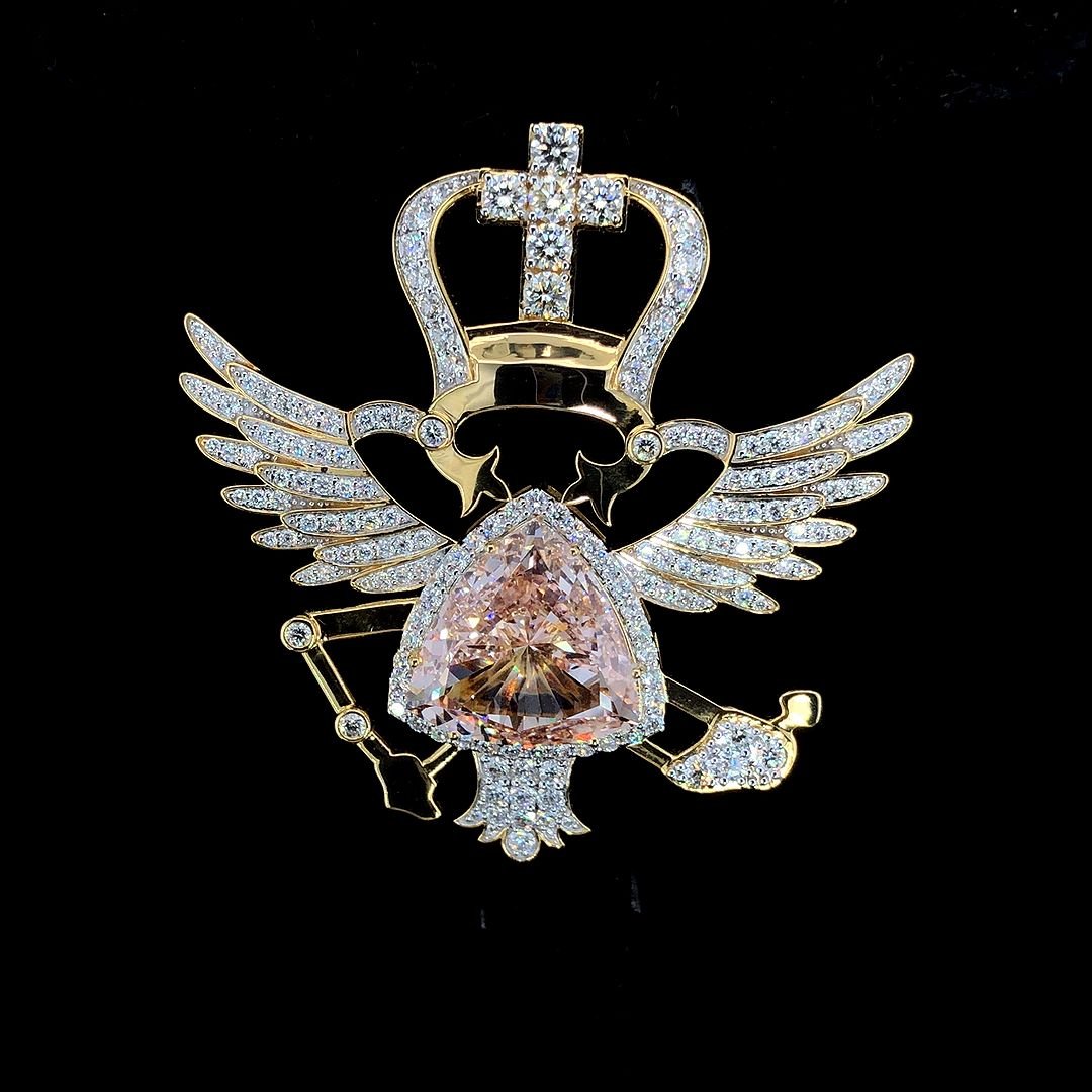 Celestial Crown Guardian Brooch