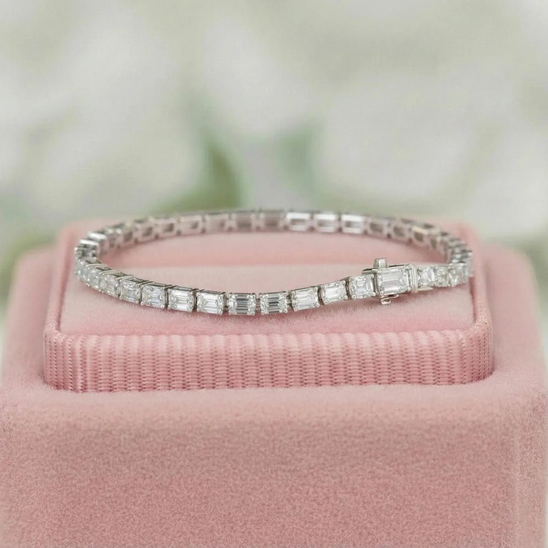 White Gold Tennis Bracelet