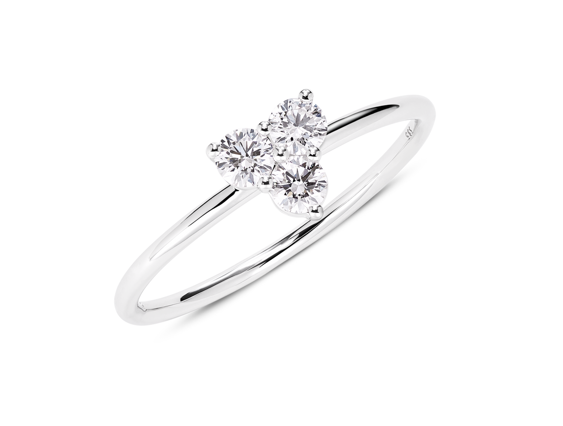 Mini Trio Round Brilliant Ring - Image 3