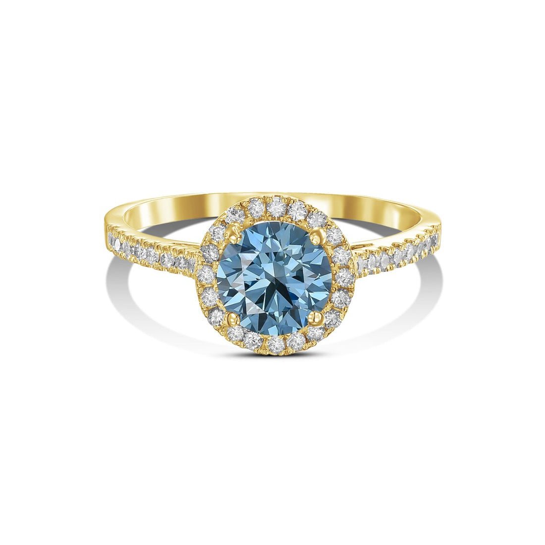 Fancy Vivid Blue Ring - Image 2
