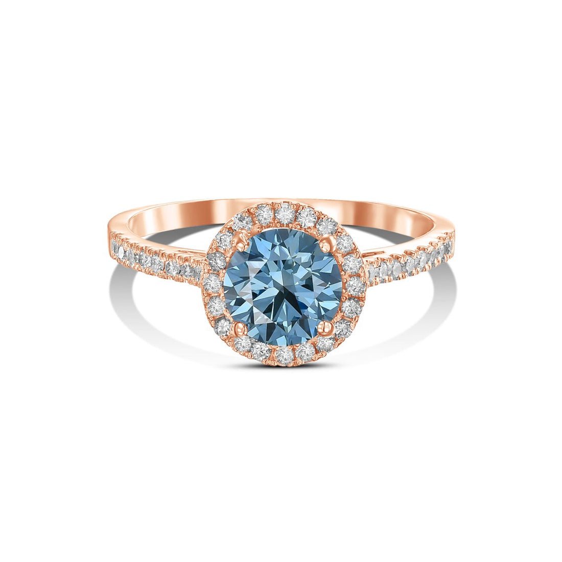 Fancy Vivid Blue Ring - Image 3