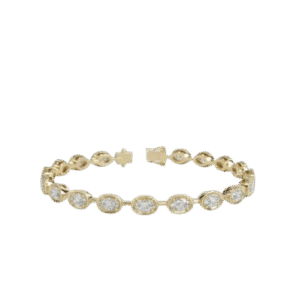 Yellow Gold Oval Bracelet